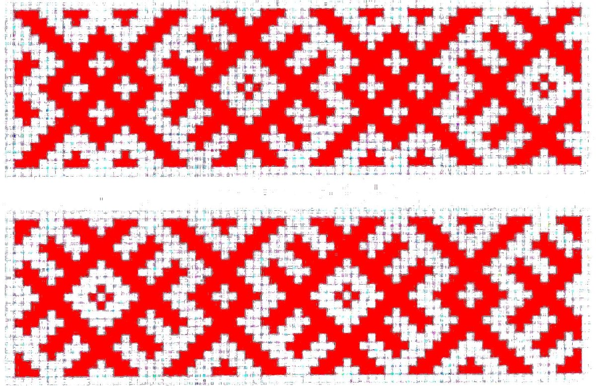 Удмуртский орнамент толэзе