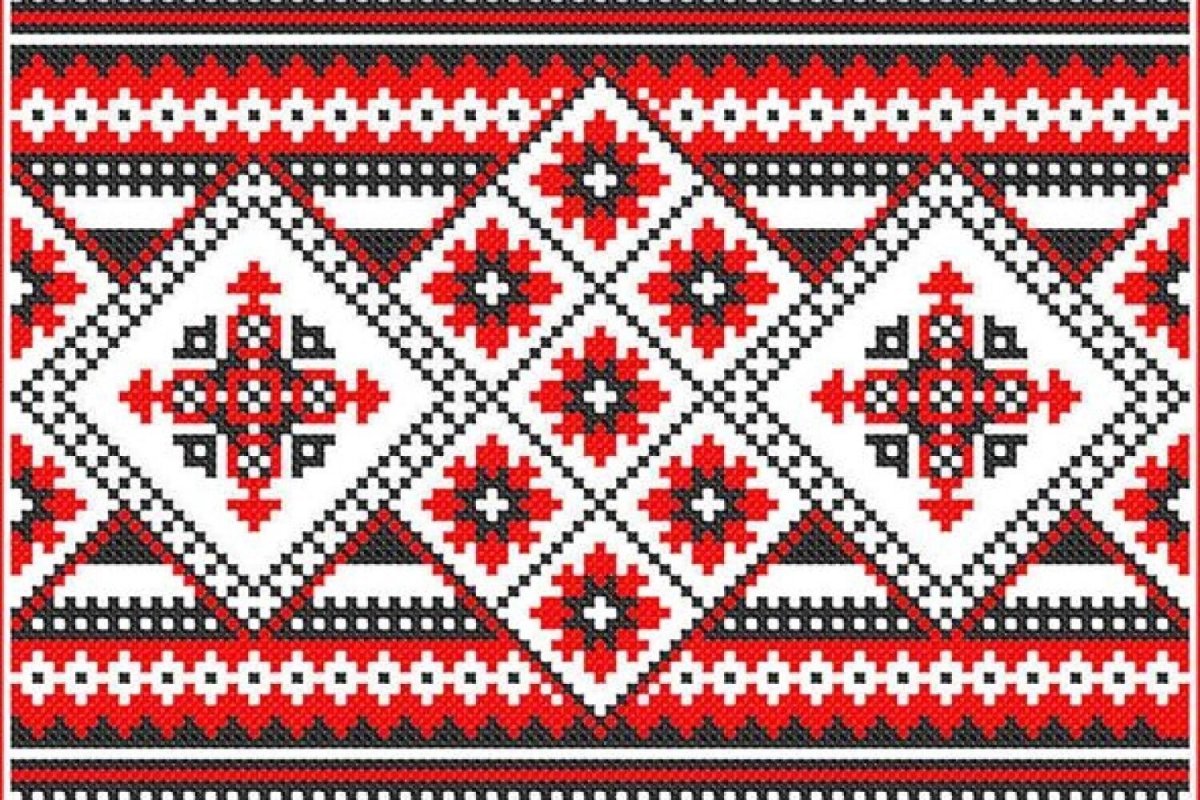 Удмуртский орнамент полоска