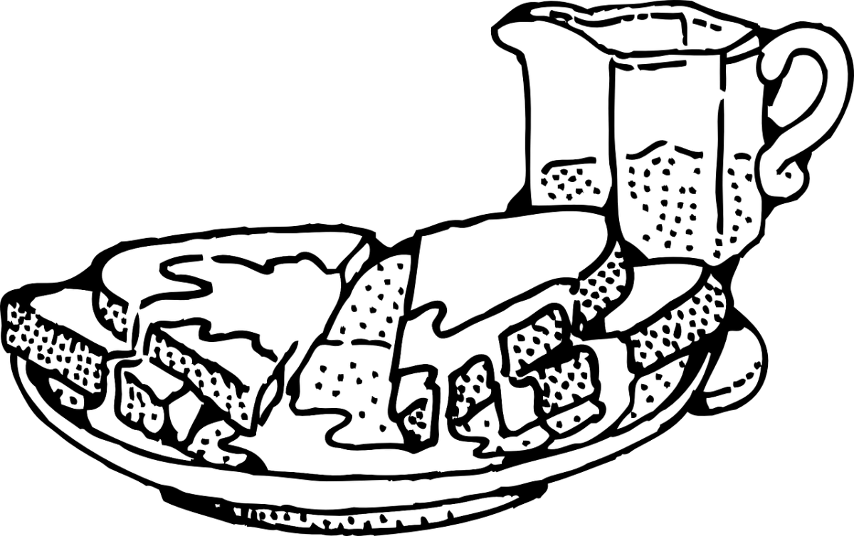 Сливочное масло скетч чб