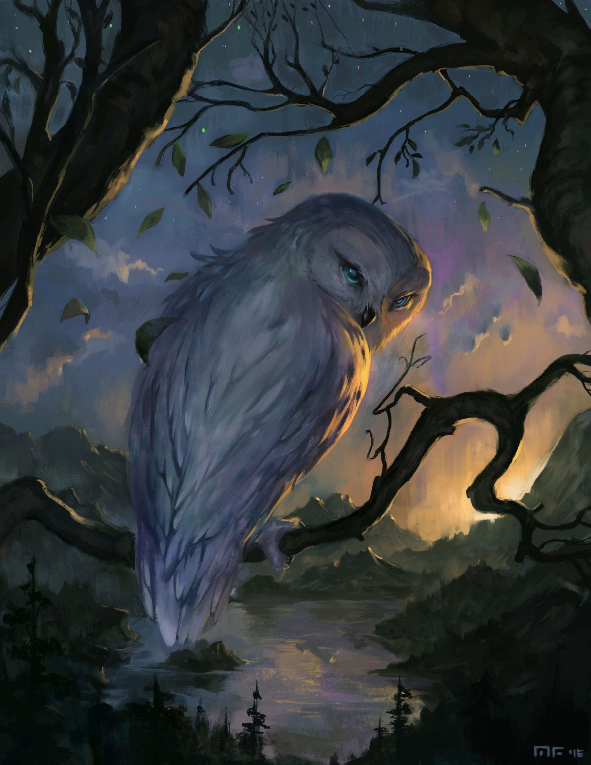 Мистическая Сова сипуха