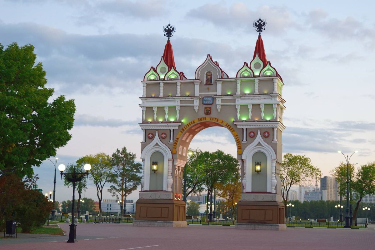 Триумфальная арка Благовещенск