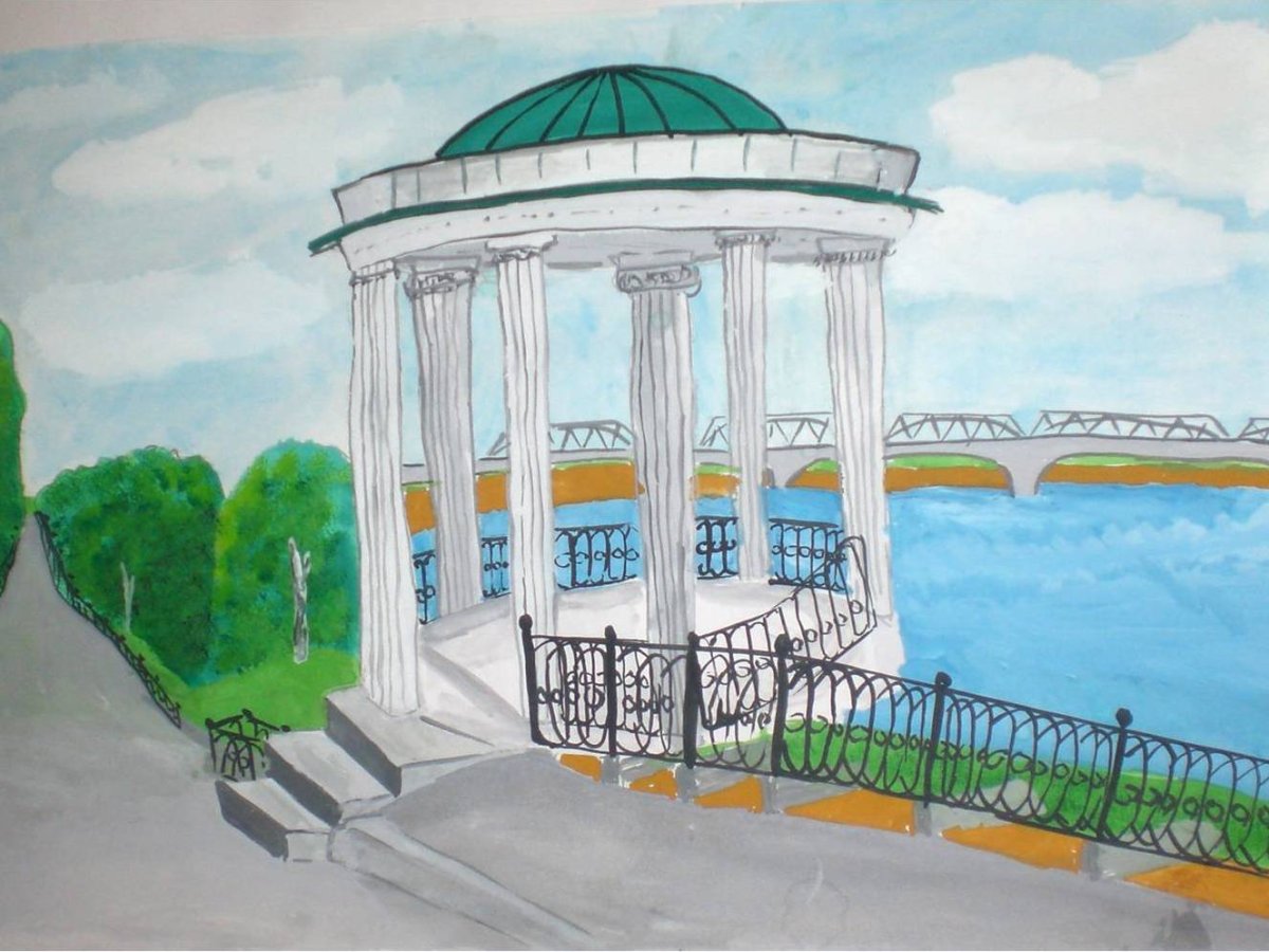 Ротонда Киров рисунки детей Киров