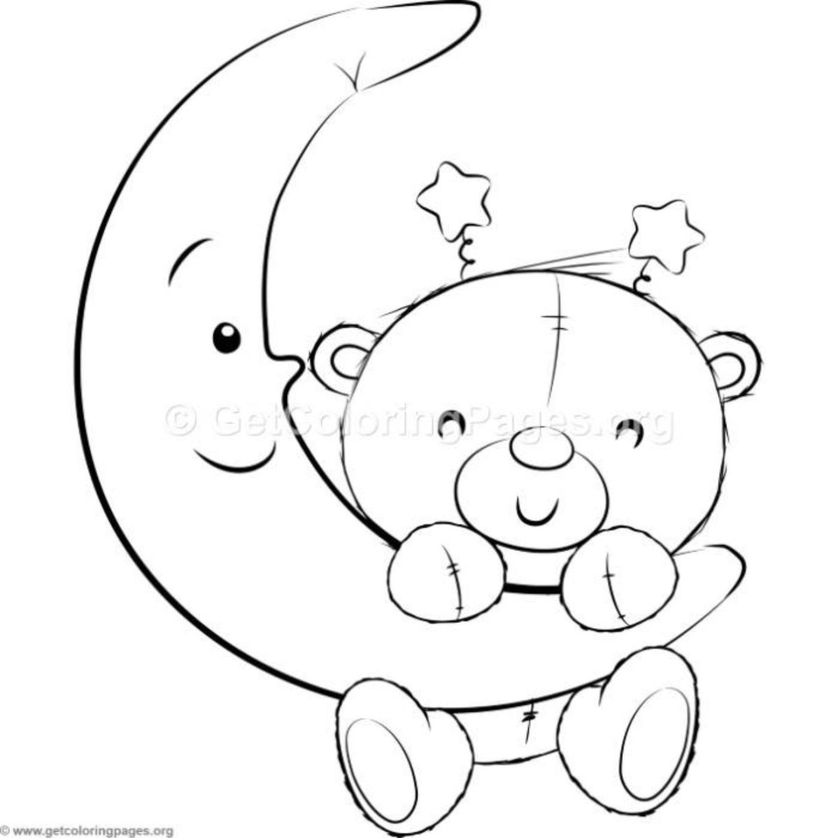 Медведь на льдине раскраска