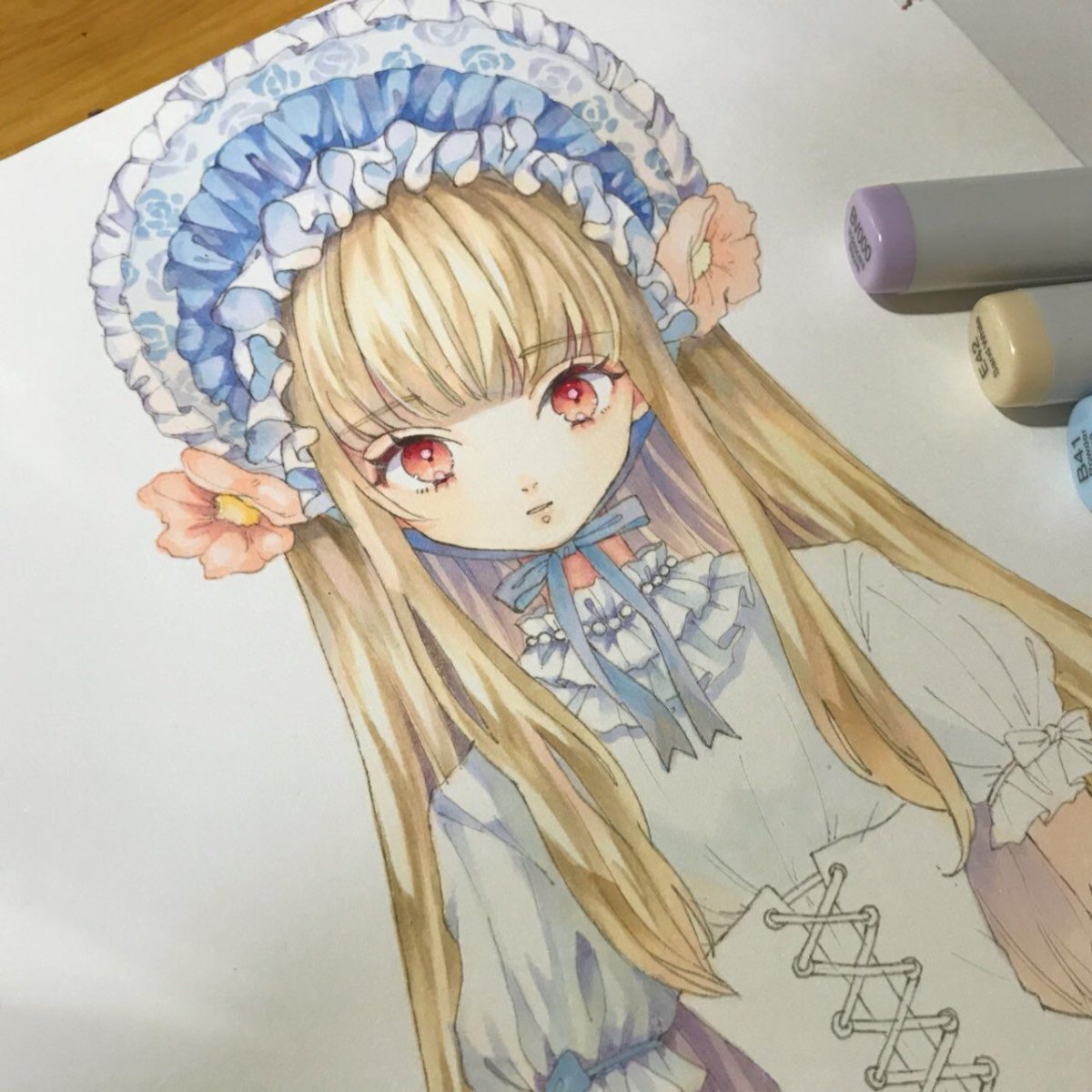 Рисунок розовый чулок