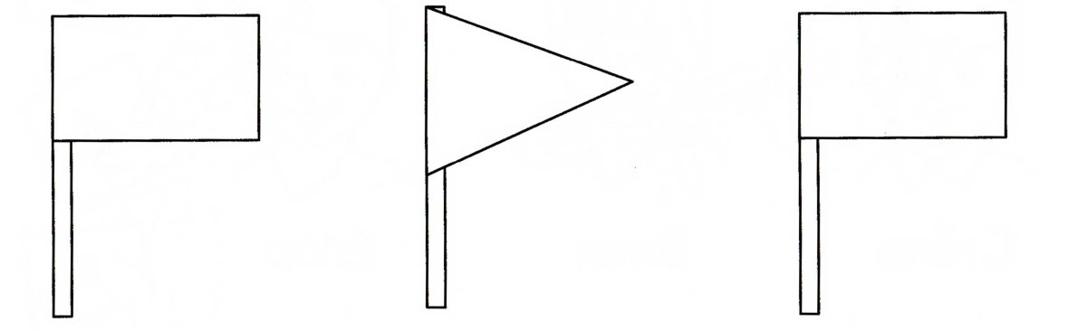 Флажок раскраска для детей