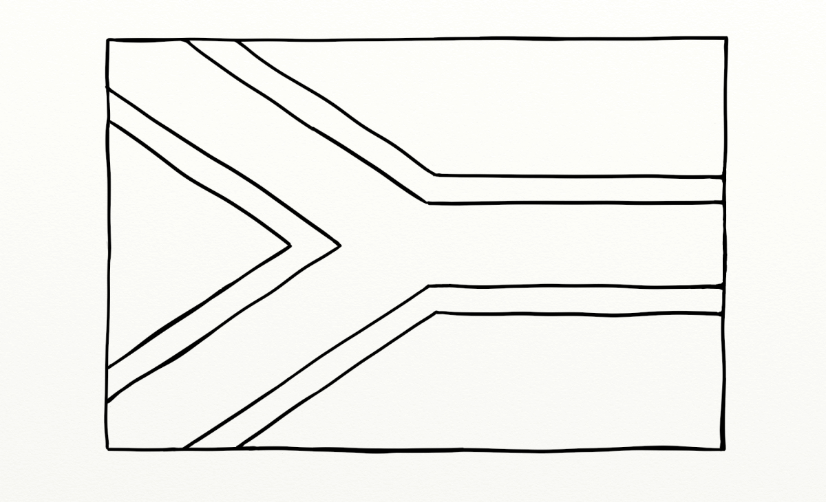 Праздничные флажки черно белые