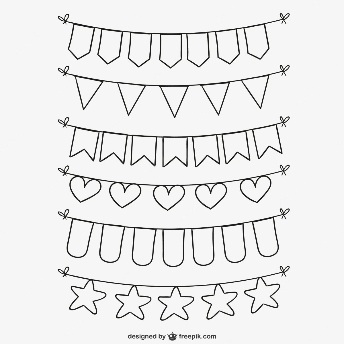 Цветные флажки