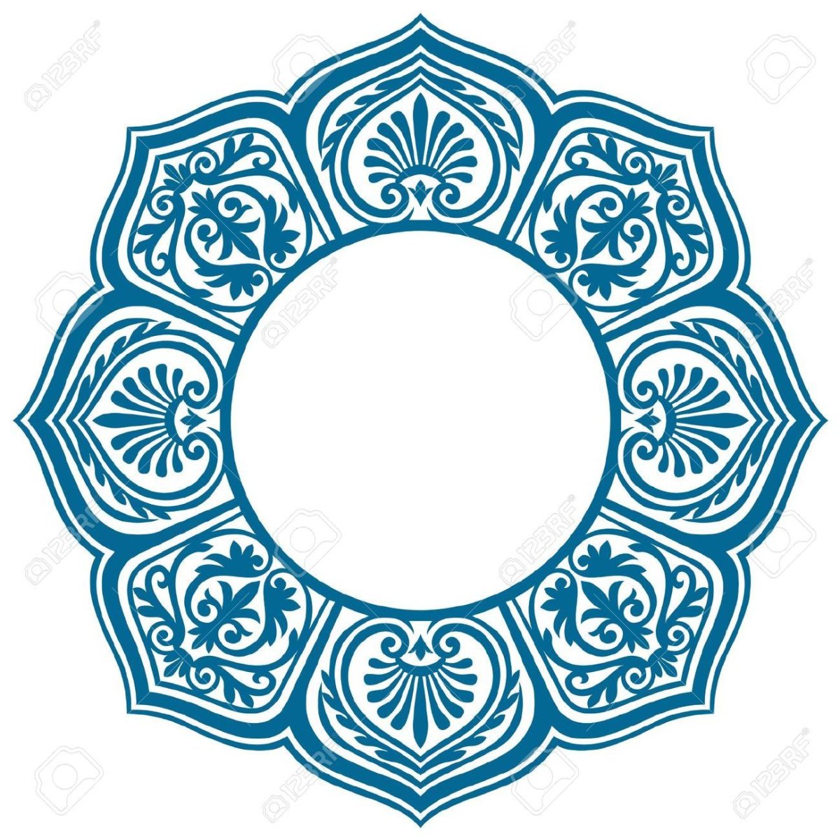 Круговой узор