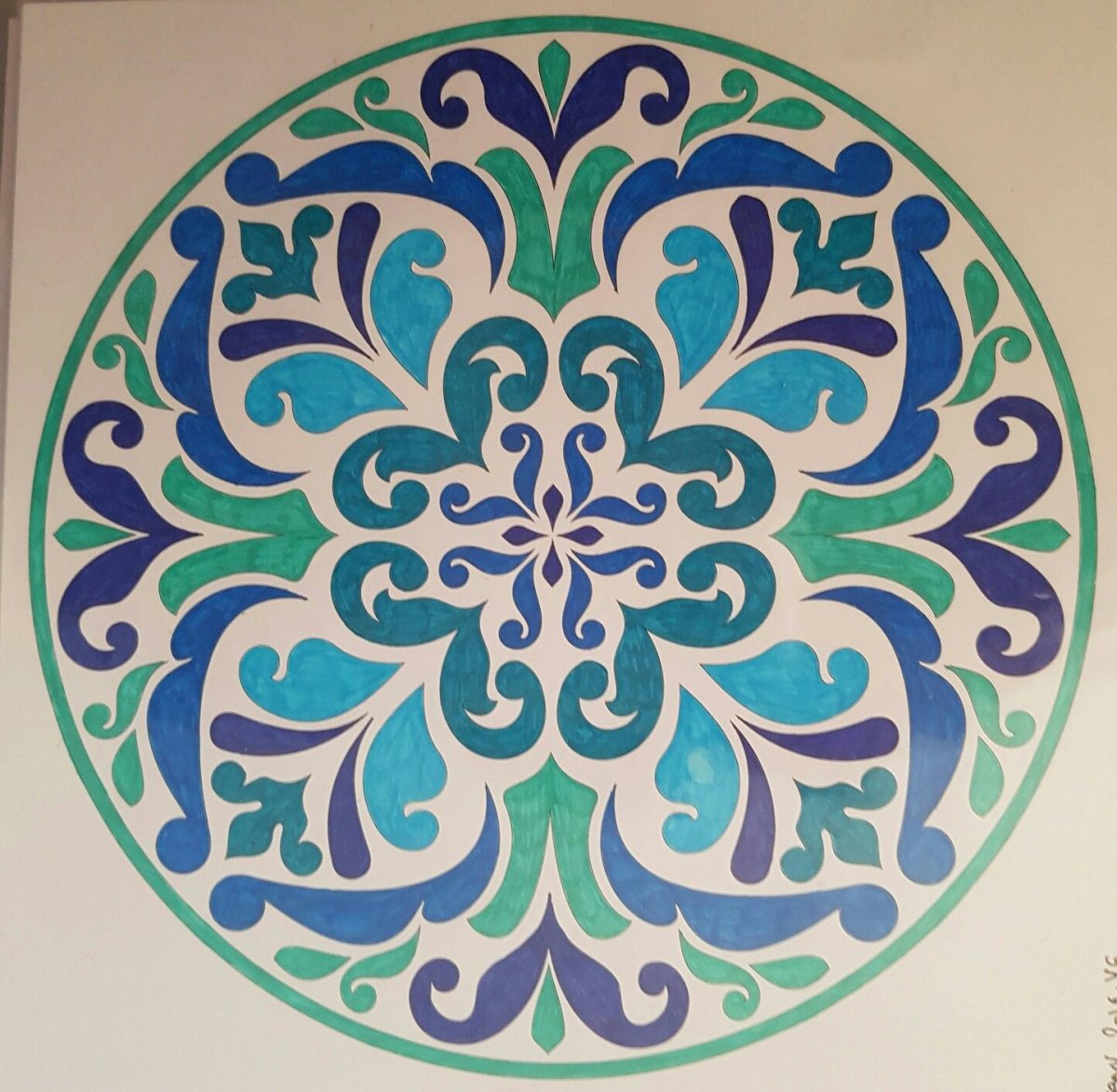 Тарелка с татарским орнаментом