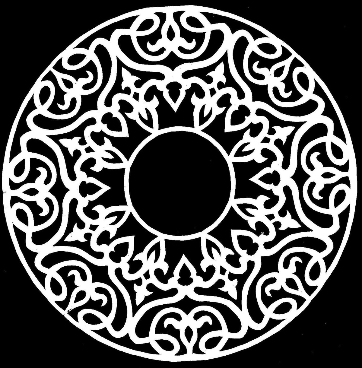 Круглый орнамент