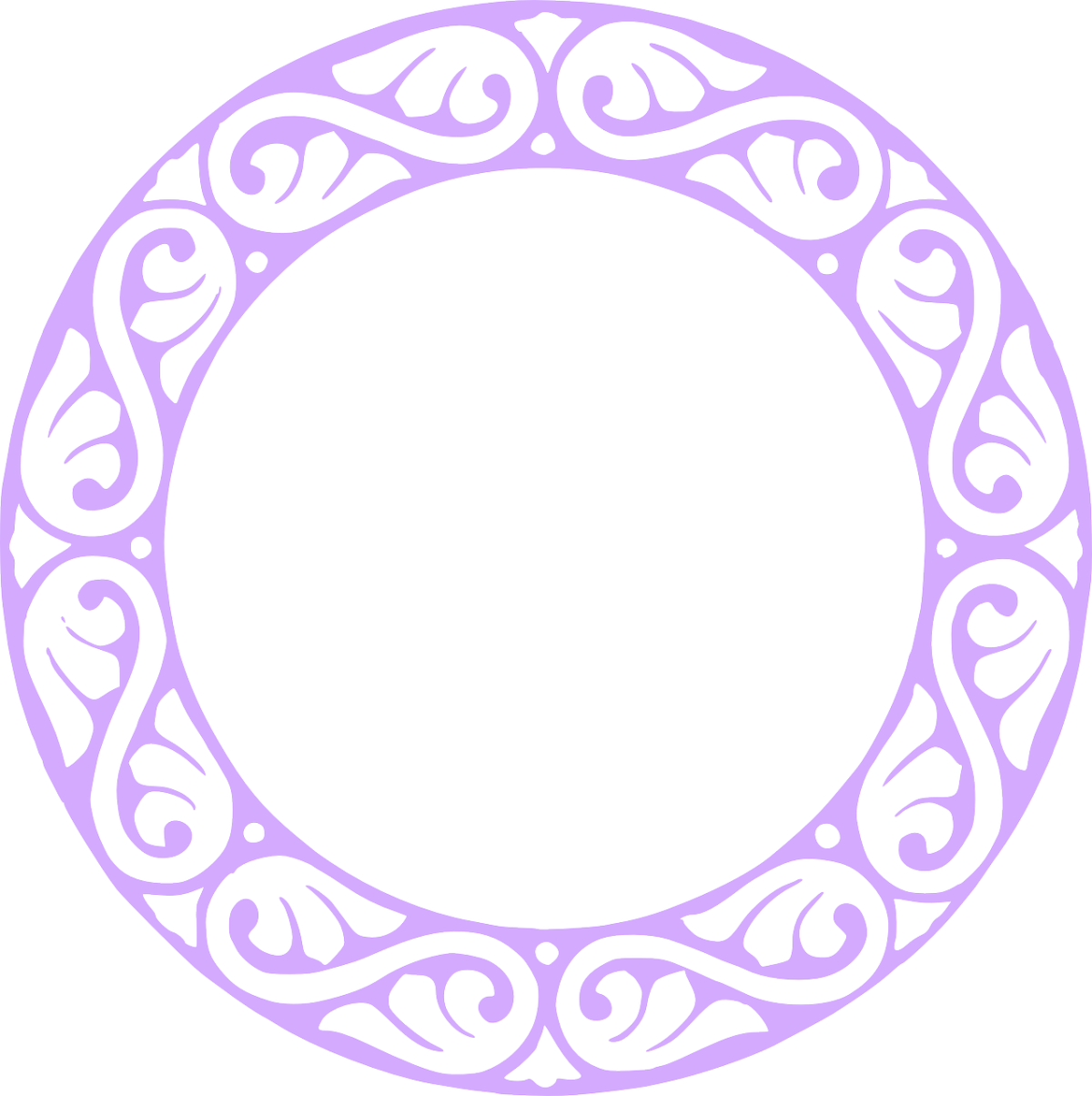 Круглый орнамент