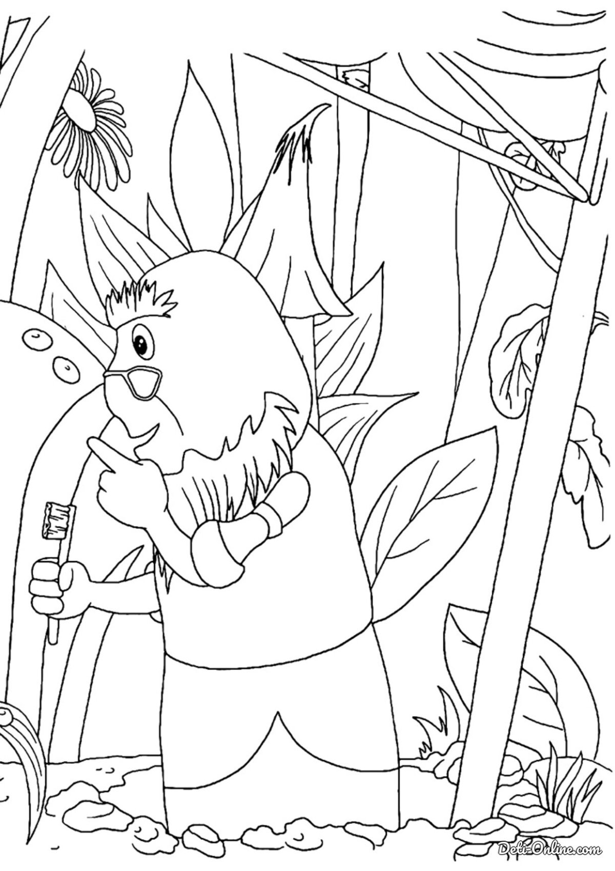 Персонажи Лунтика корней Корнеевич