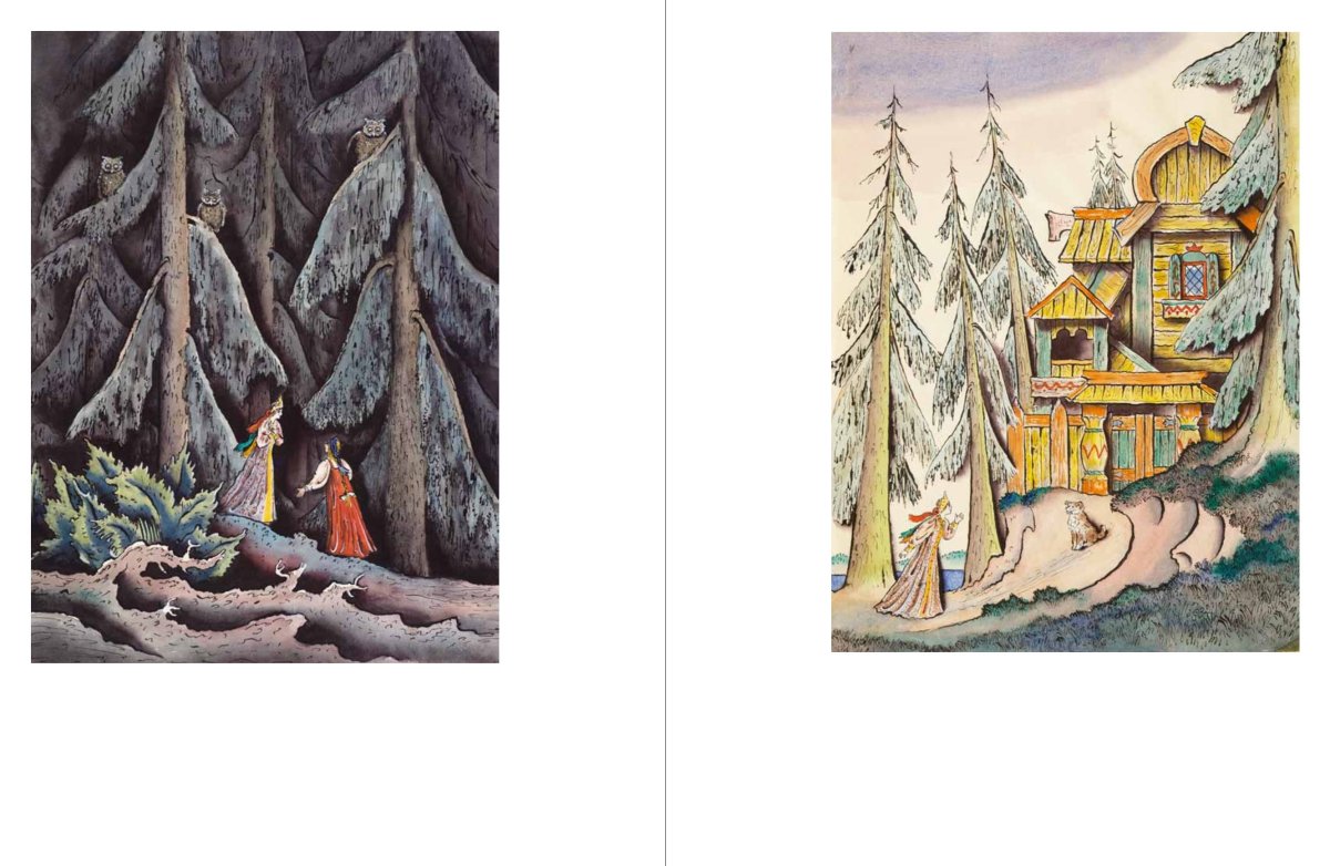 Владимир Михайлович Конашевич иллюстрации к сказкам Пушкина