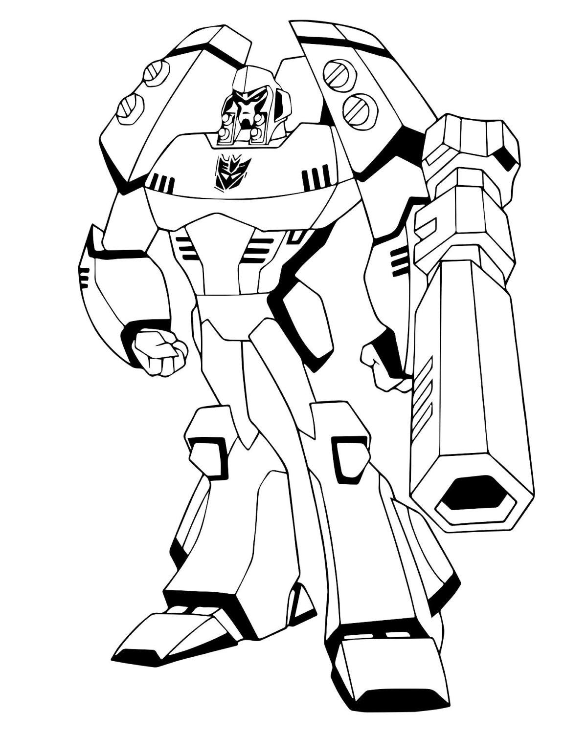 Раскраска Автоботы роботы под прикрытием