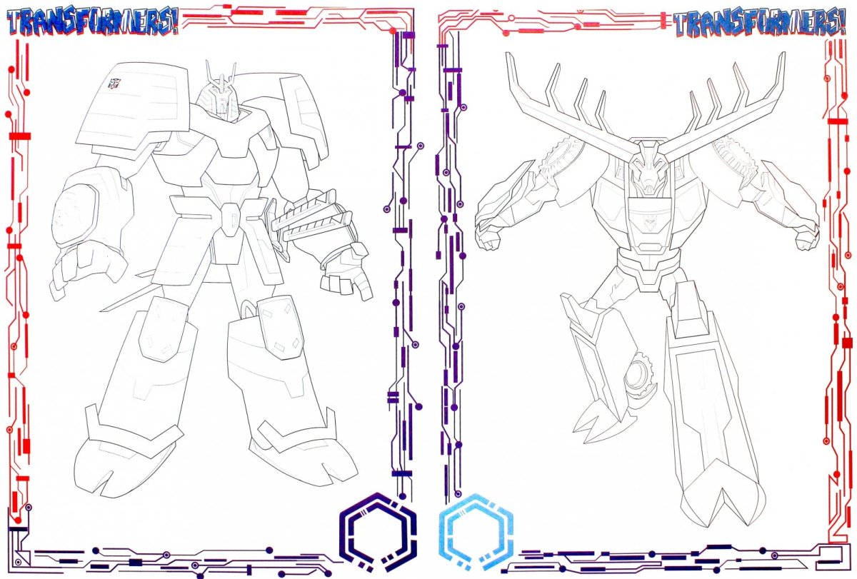 Трансформеры роботы под прикрытием раскраска Десептиконы