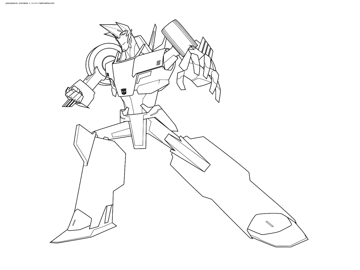 Раскраски трансформеры Автоботы и Десептиконы