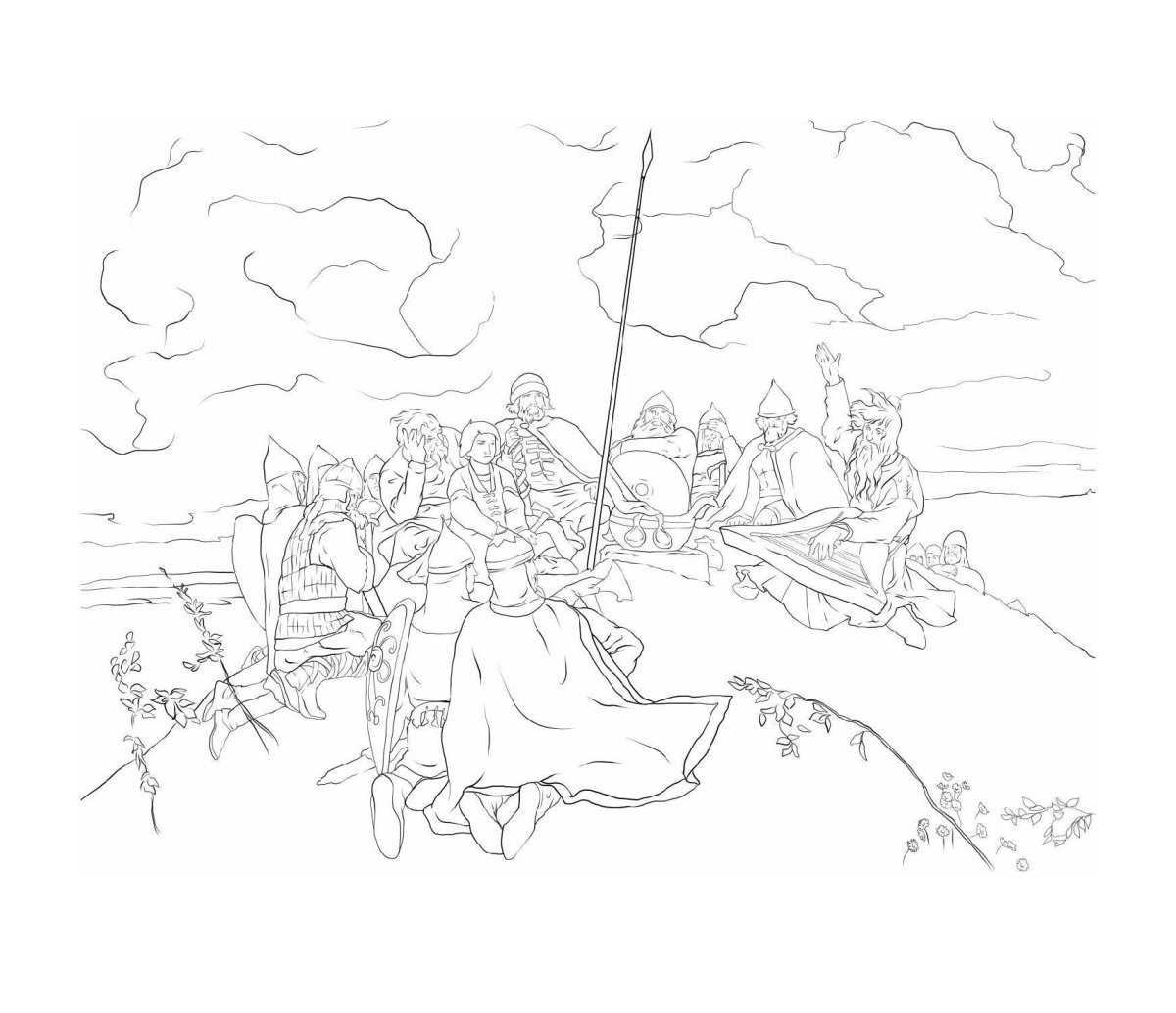 Задания про богатырей