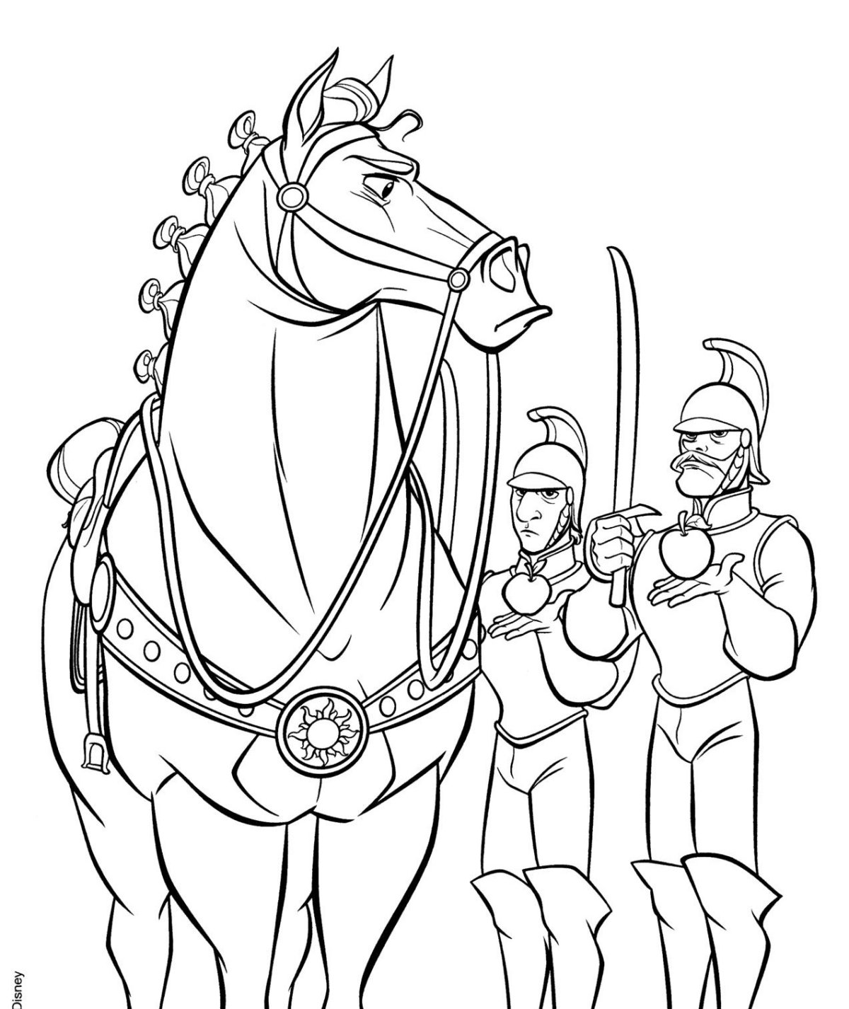 Раскраска богатырь Алеша Попович