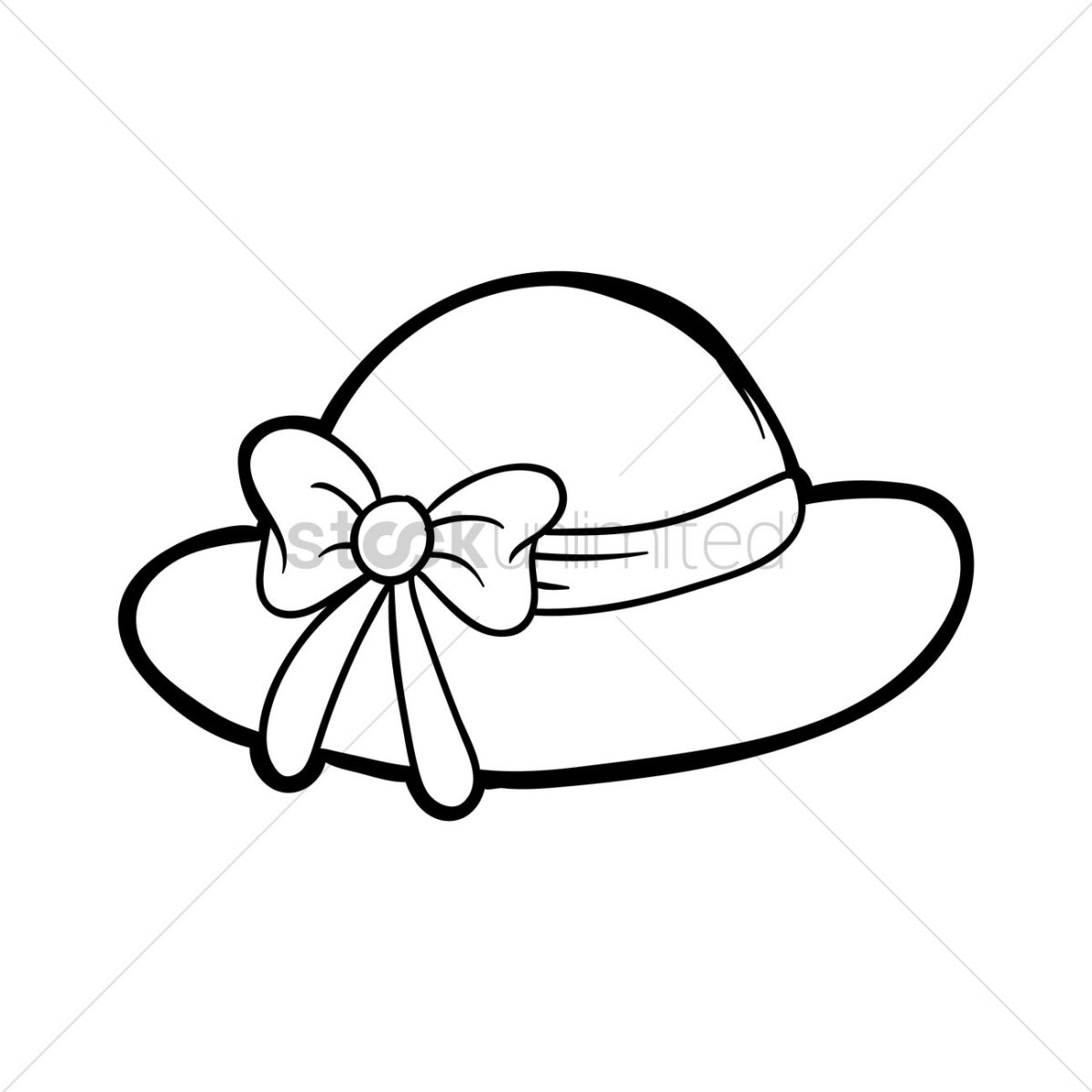 Макет шляпы для рисования