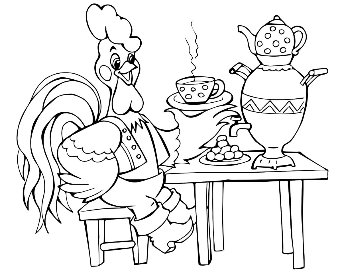 Рождественские гуляния раскраска