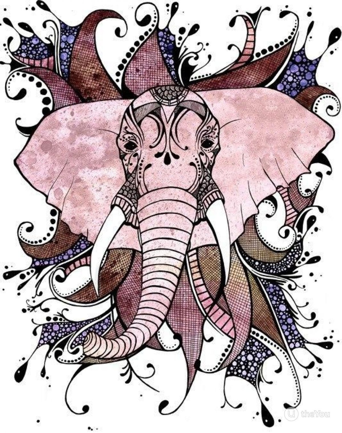 Стилизованный Слоник