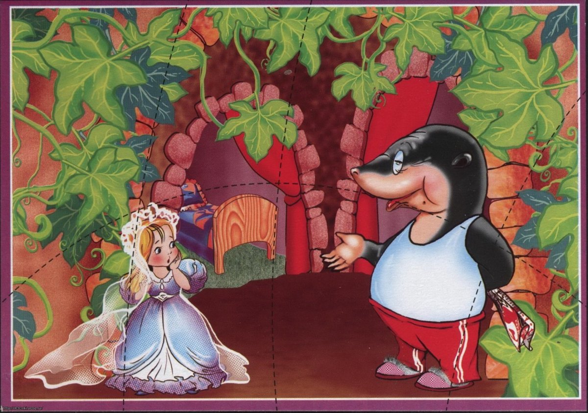 Пазлы по сказкам для детей