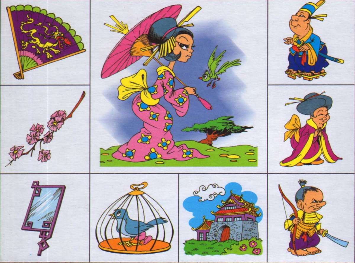 Лото с изображением сказочных героев