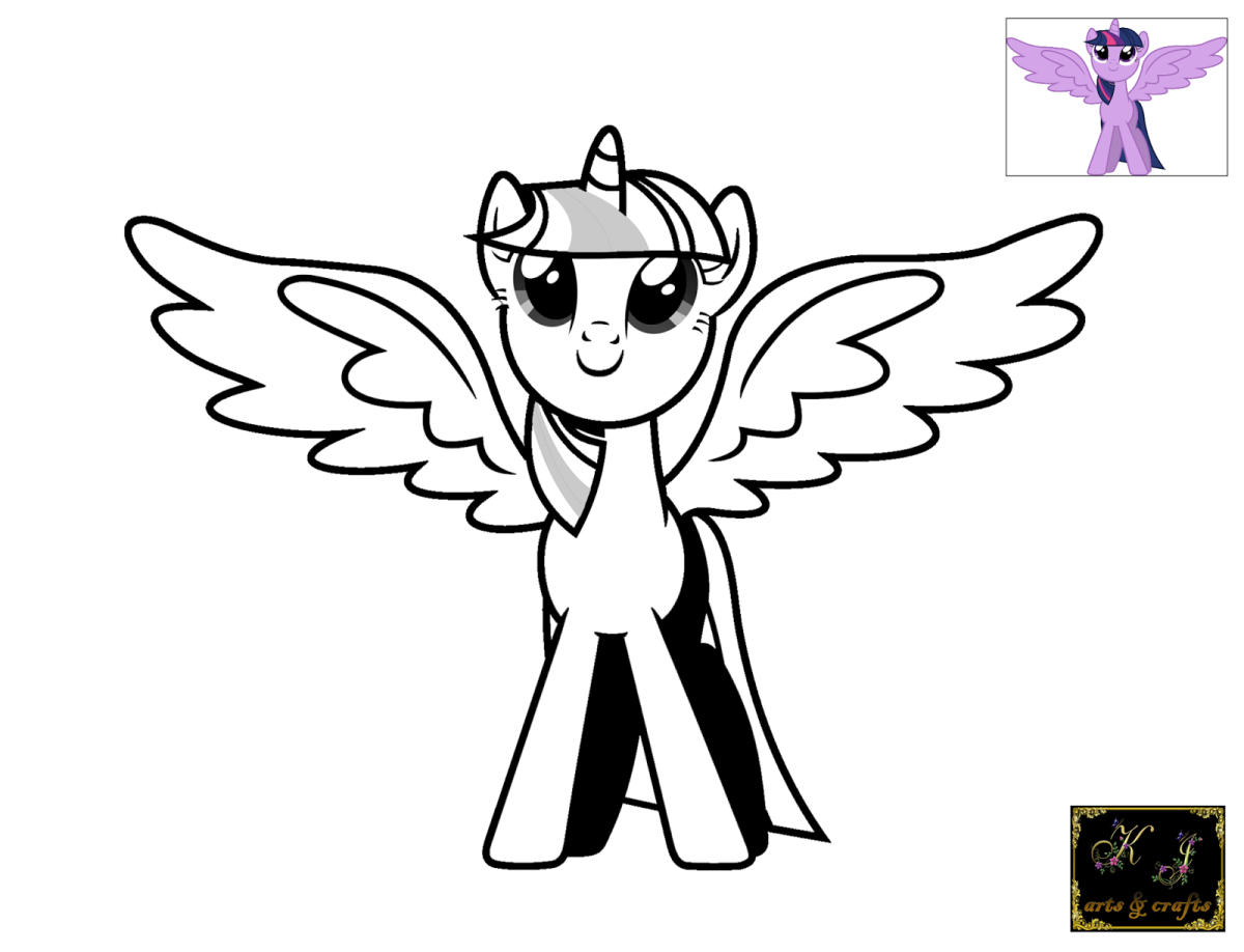 My little Pony раскраска