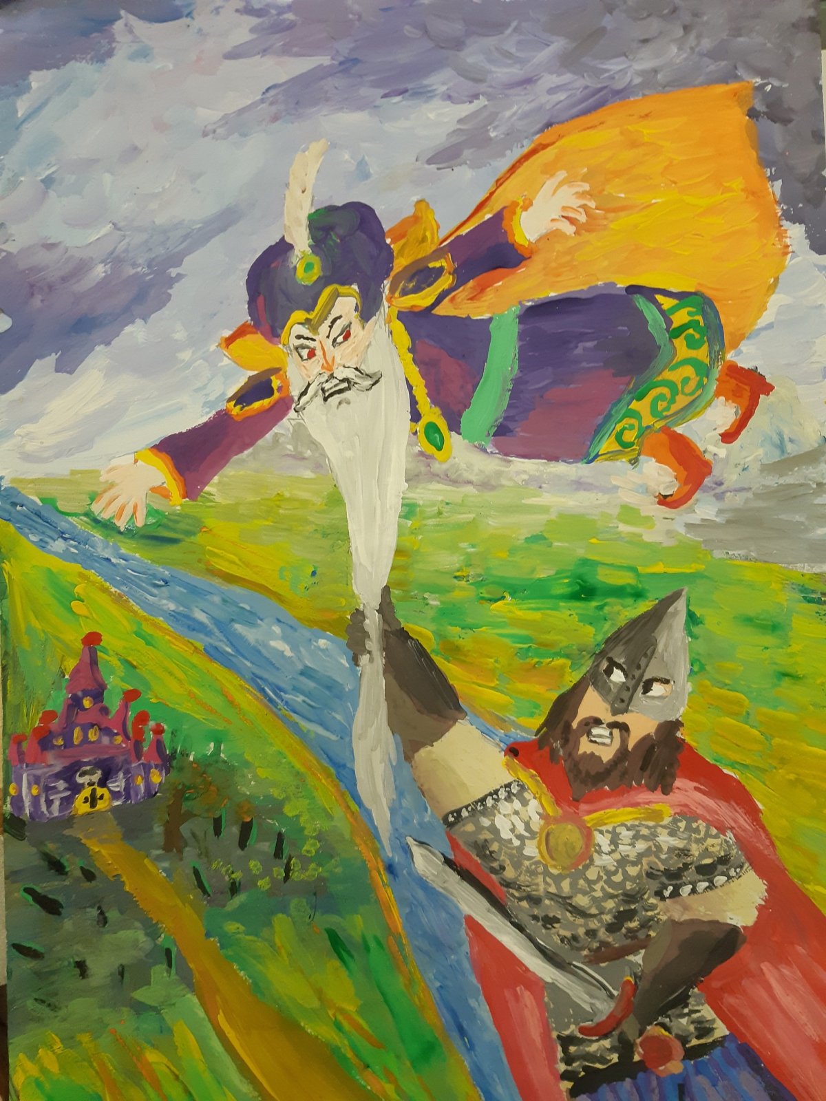 Советский мультфильм Руслан и Людмила 1957