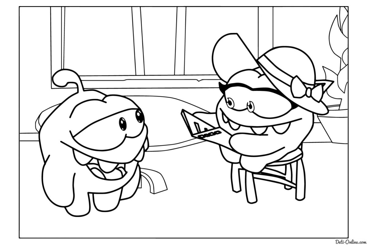 Раскраска. Ам-Ням