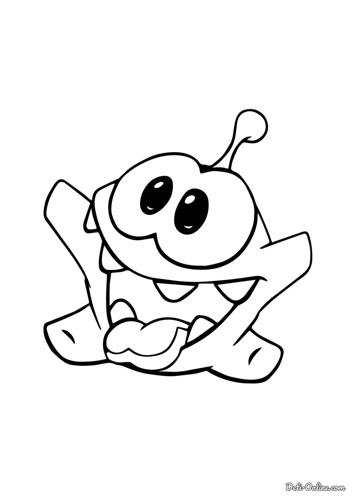 Рисуем ам няма поэтапно для детей