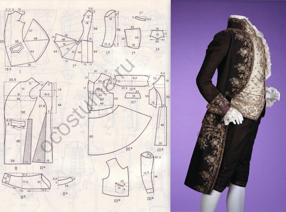 Камзол выкройка