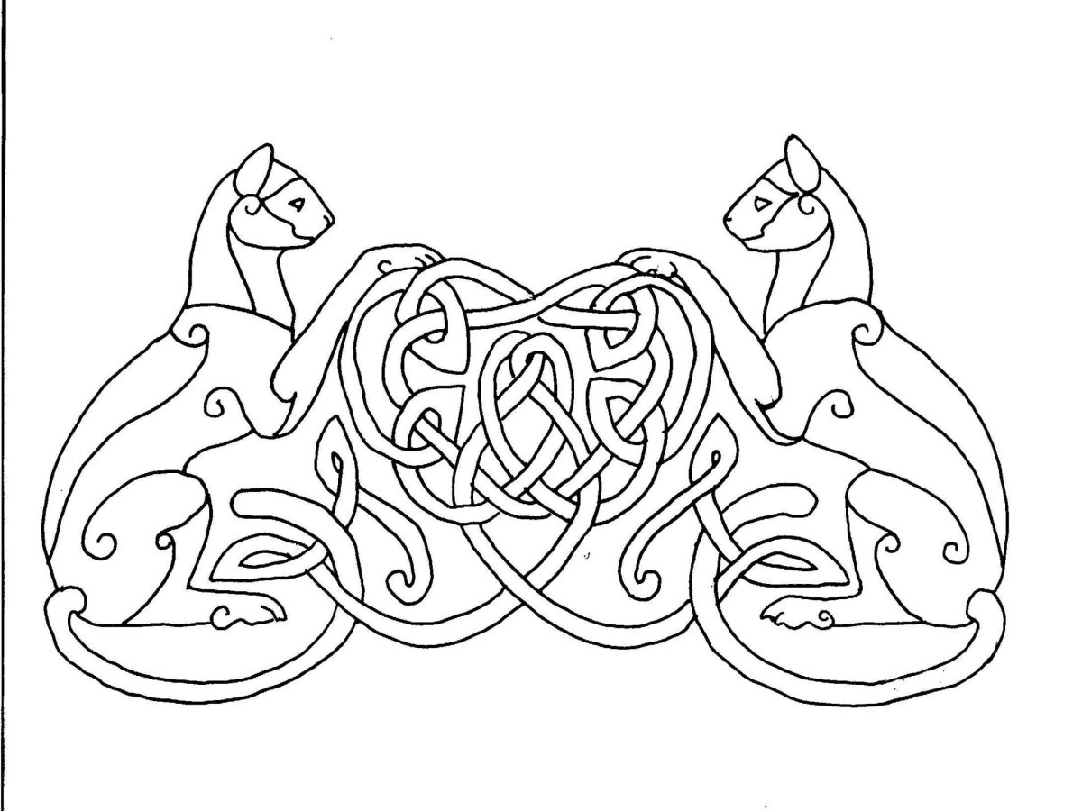 Раскраска в скандинавском стиле