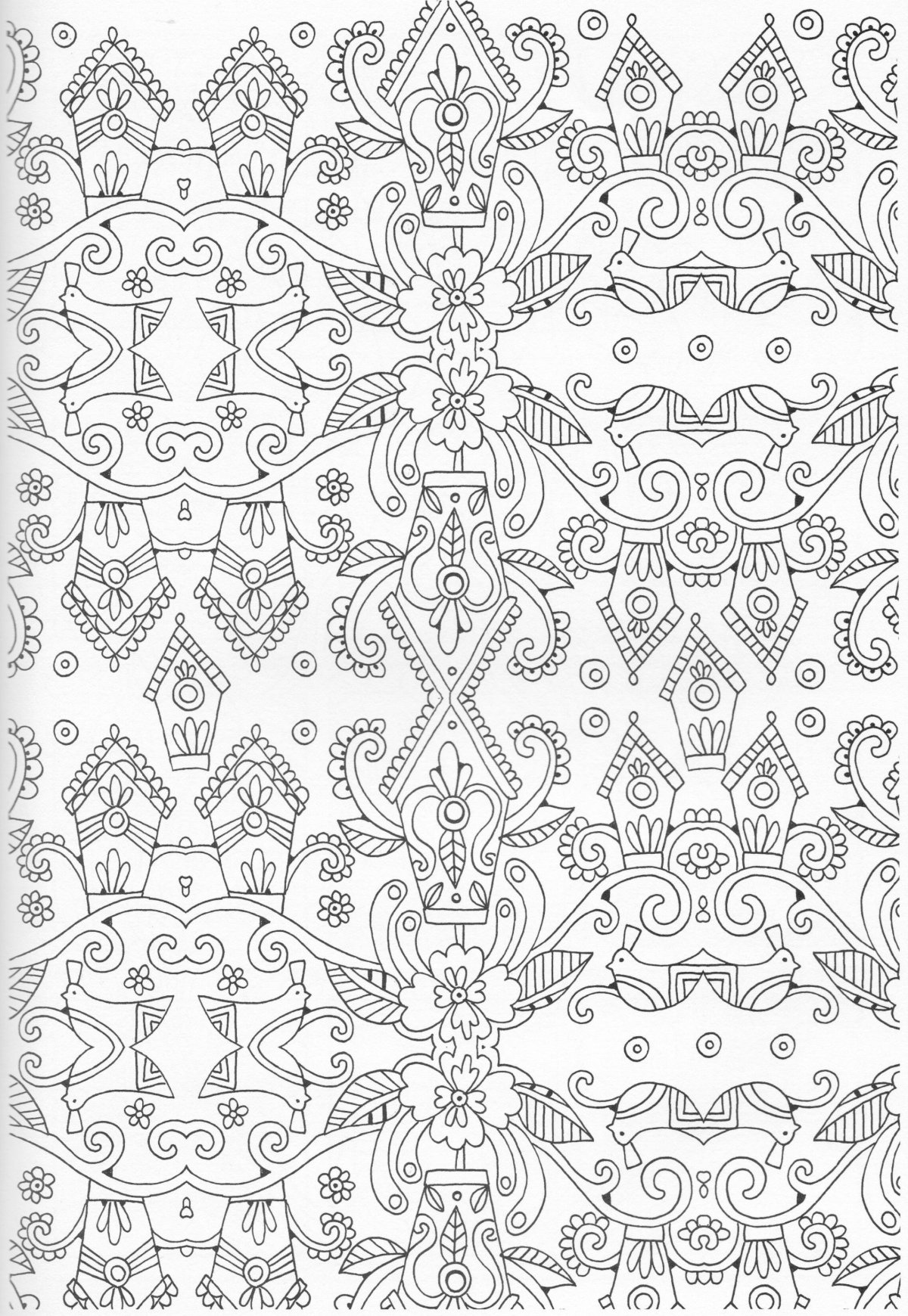 Раскраска скандинавские узоры