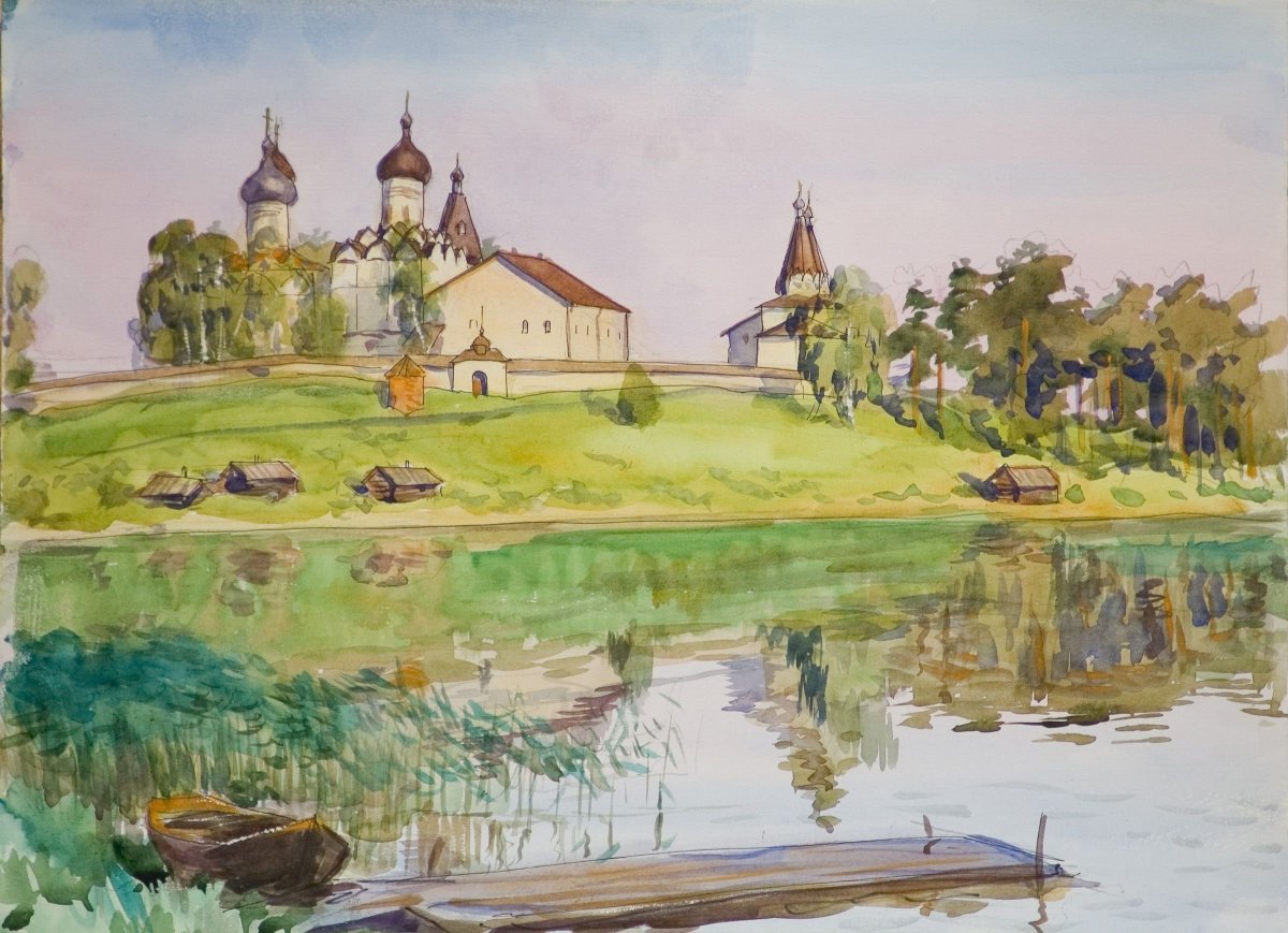 Картина Китеж Нестеров