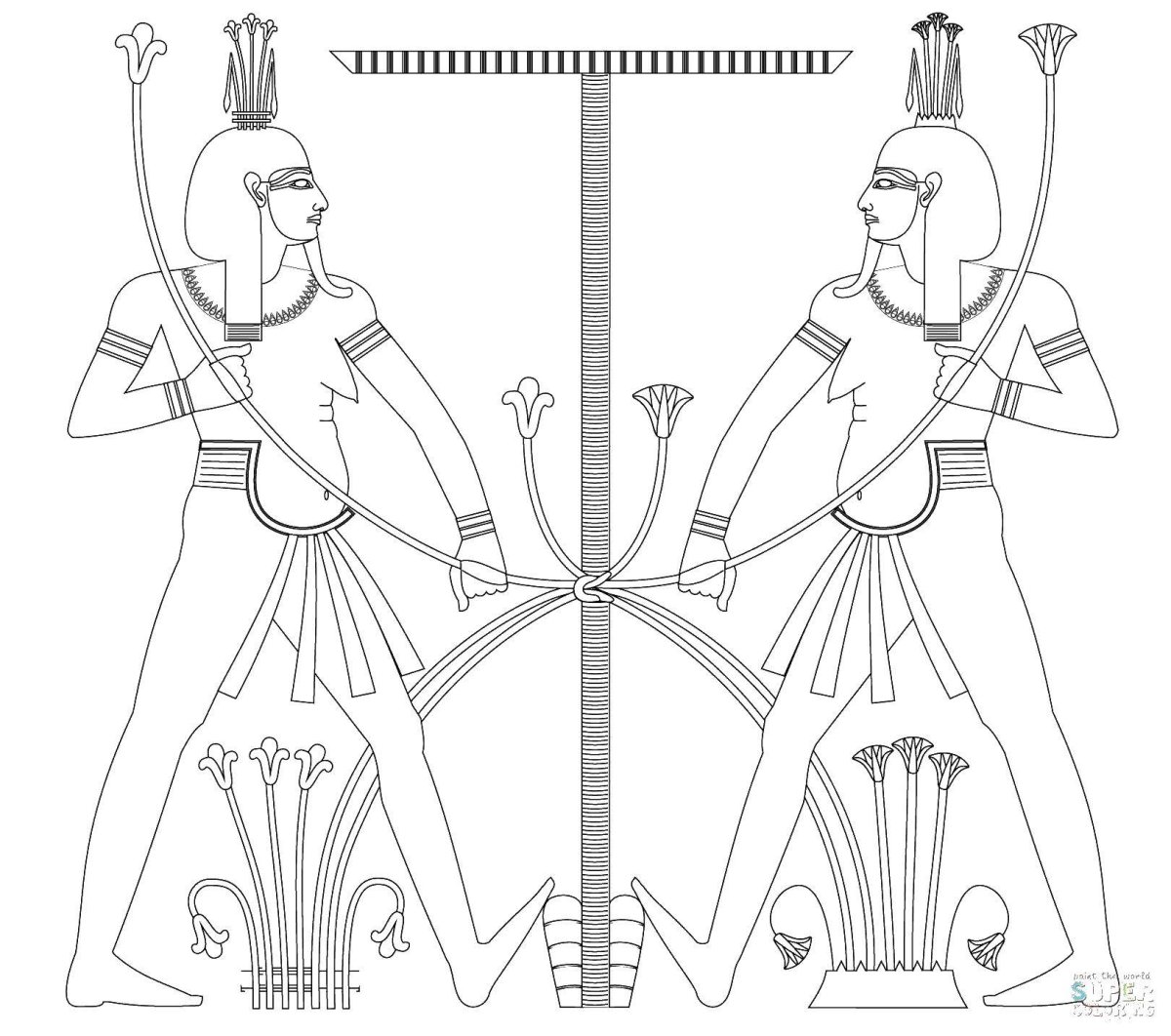Тату древний Египет Нефертити