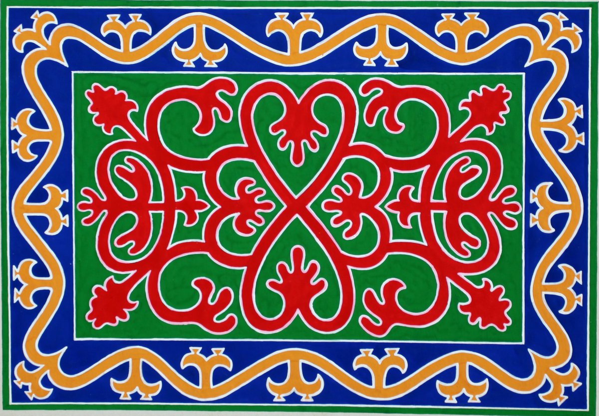 Чеченский орнамент истанг