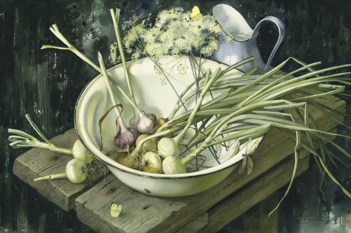 Натюрморт живопись художник Елена Базанова