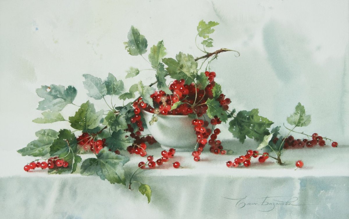 Акварелист Елена Базанова