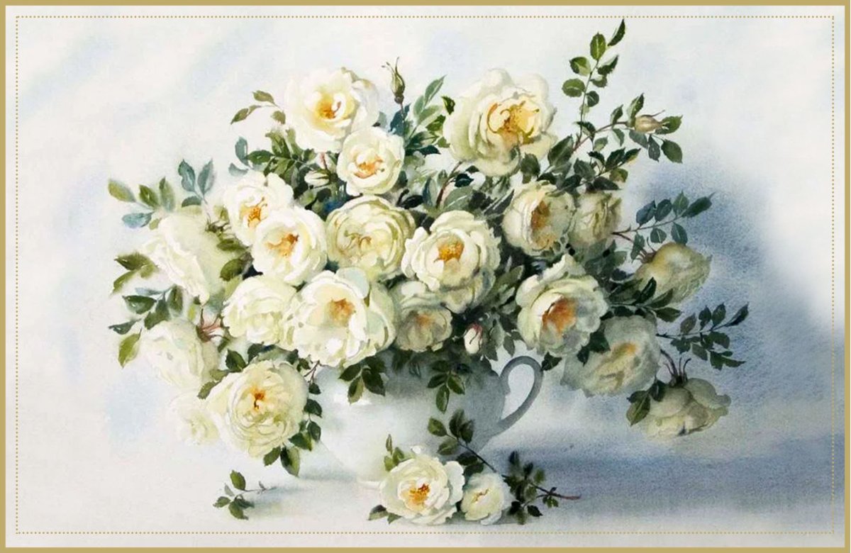 Елена Базанова акварель