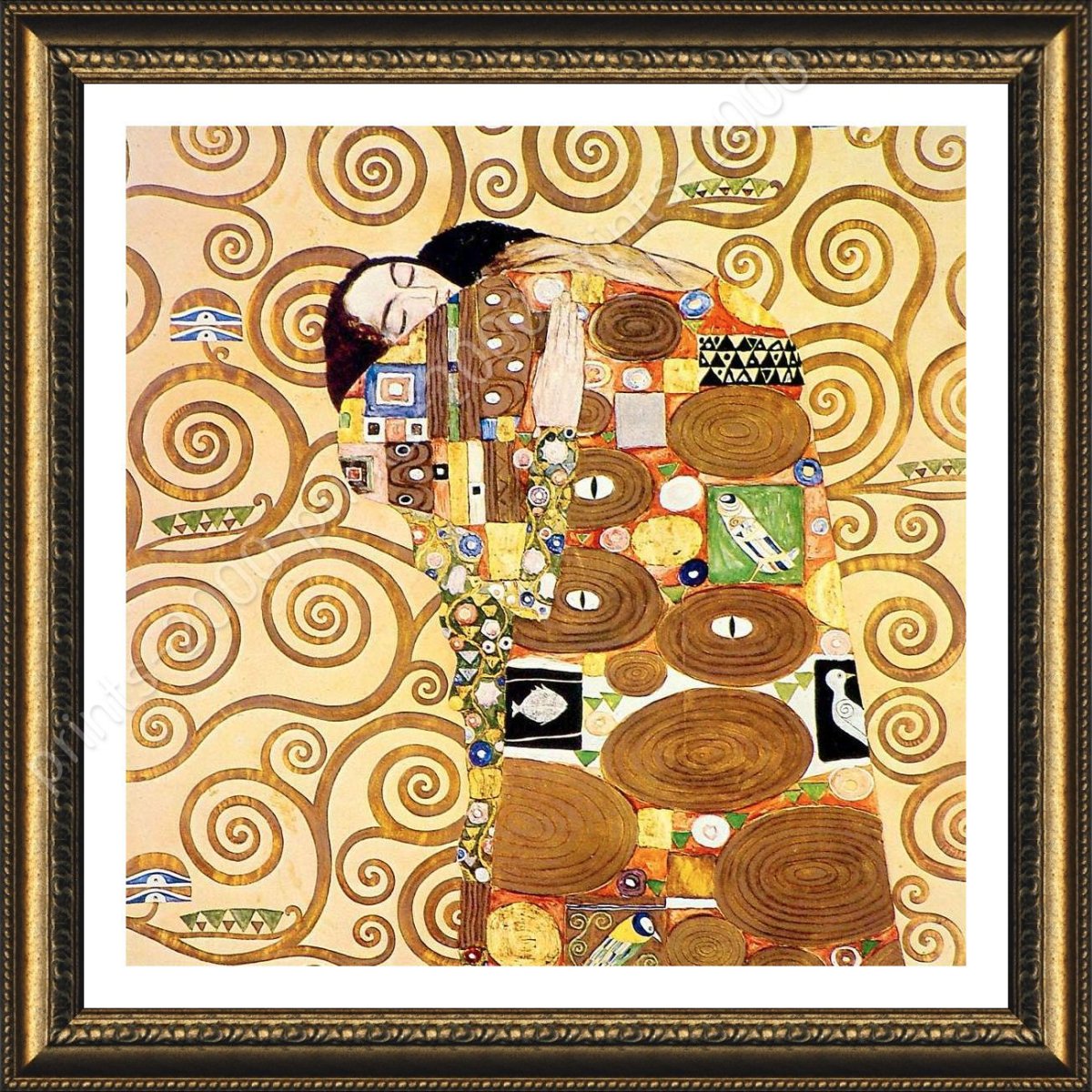 Густав климт объятия картина