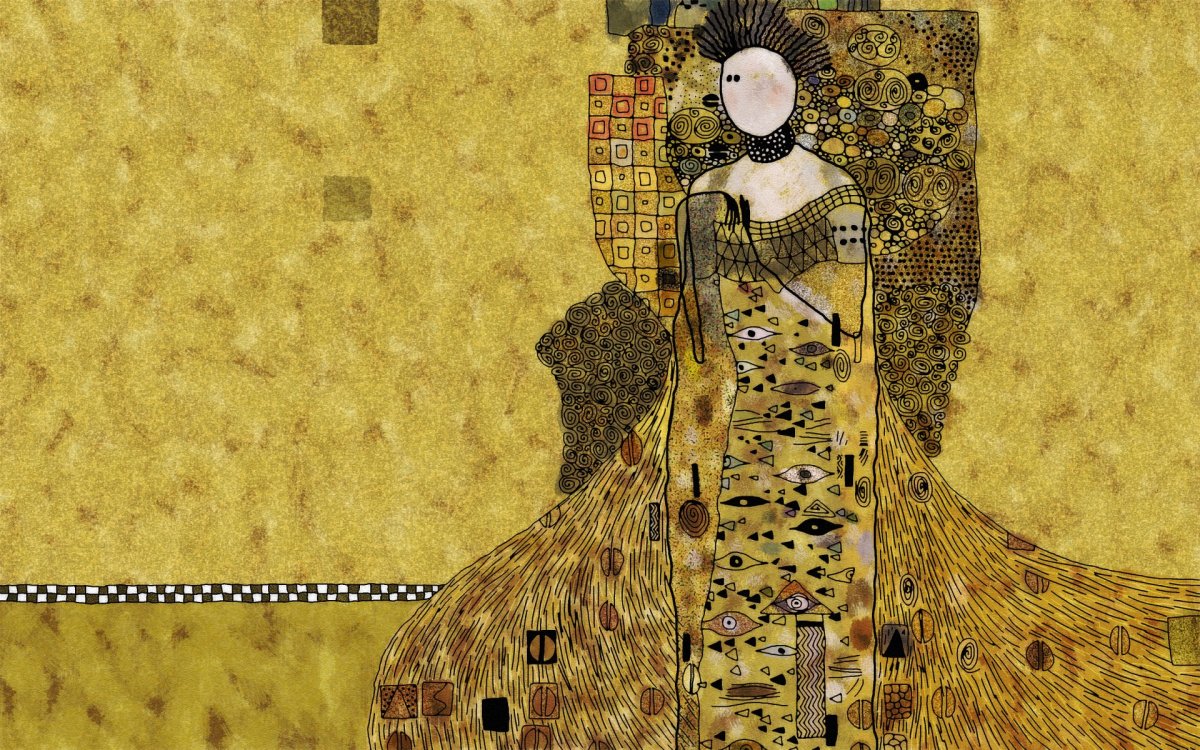 Картина Густава Климта поцелуй