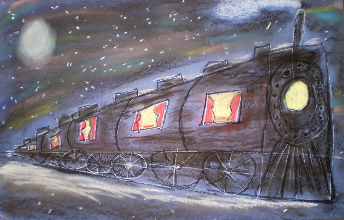 Новогодний паровоз