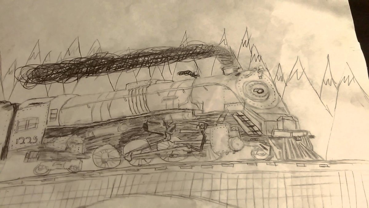 Полярный экспресс а4