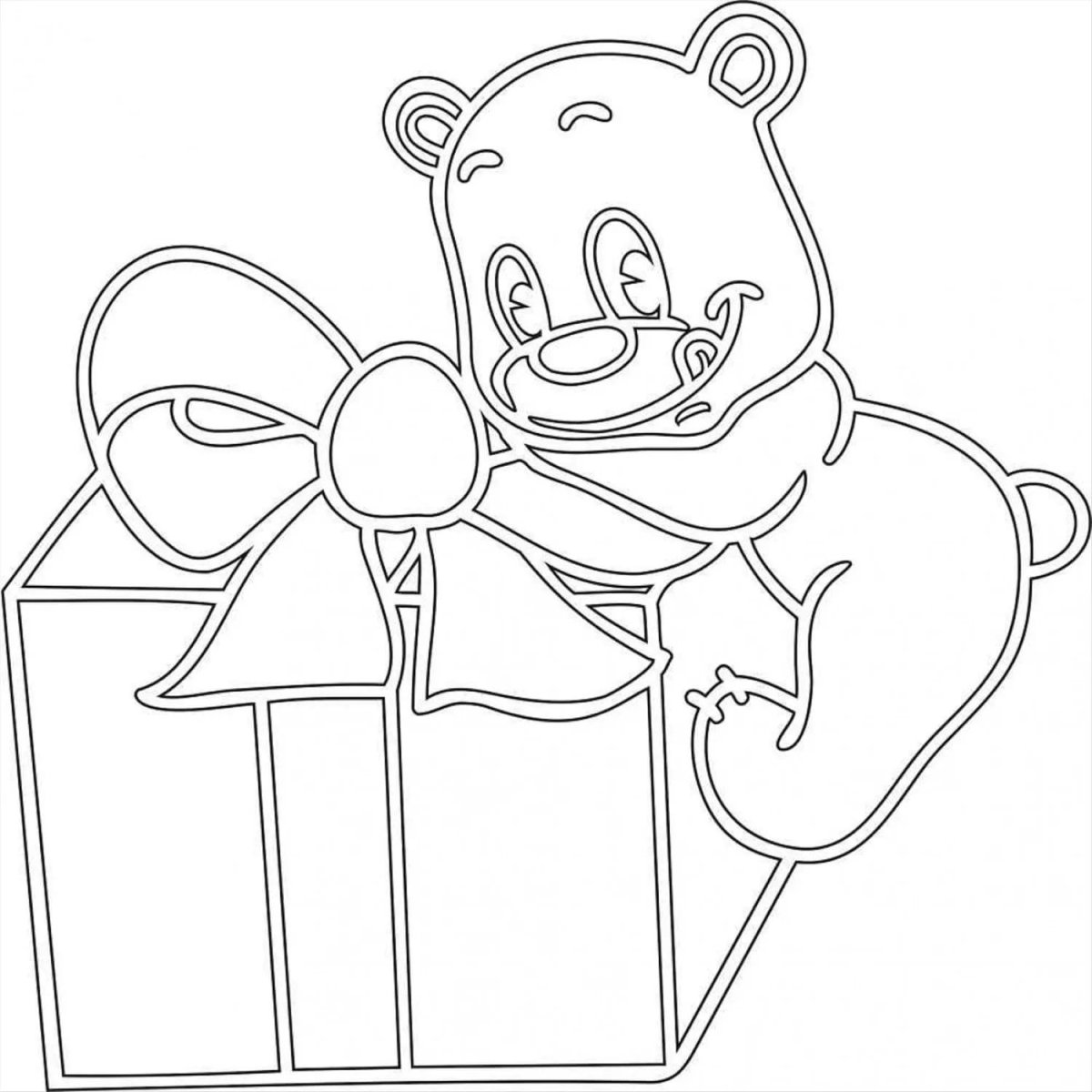 Трафареты на окна подарки