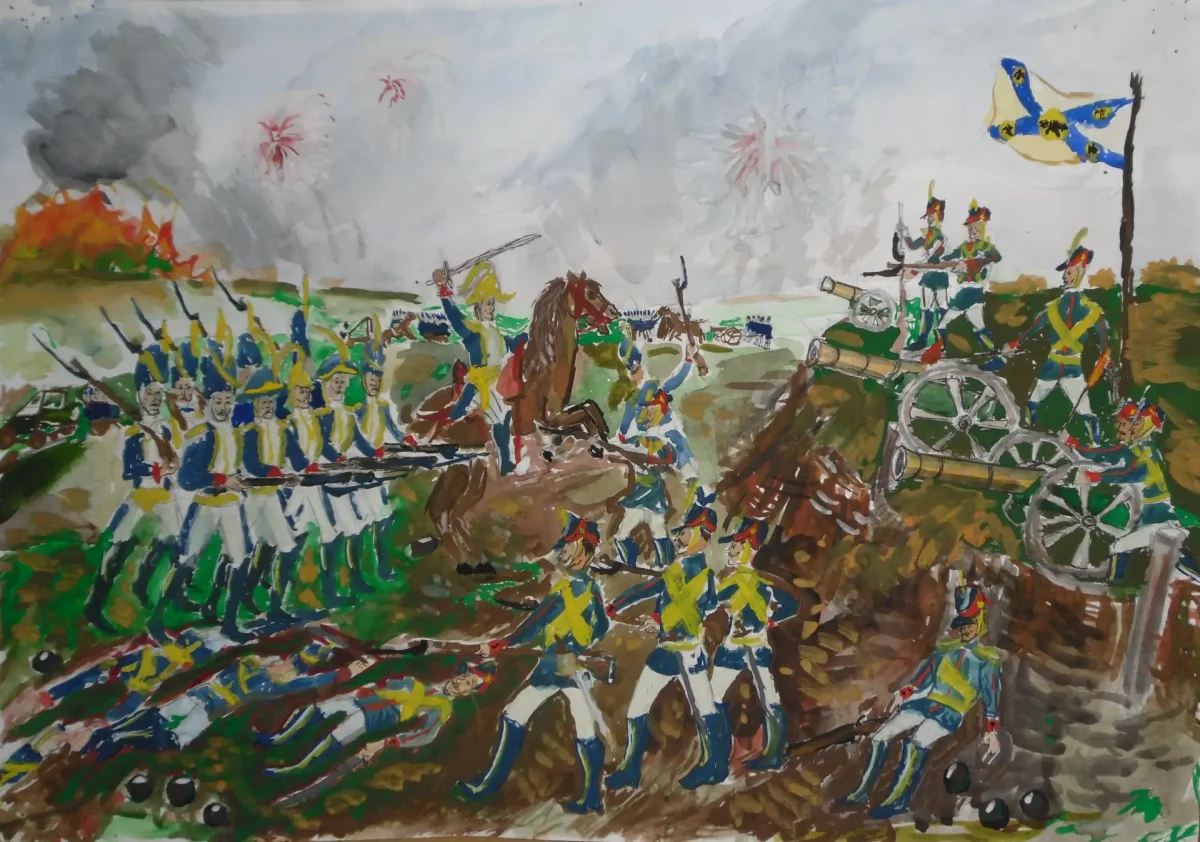 Раскраска пейзаж