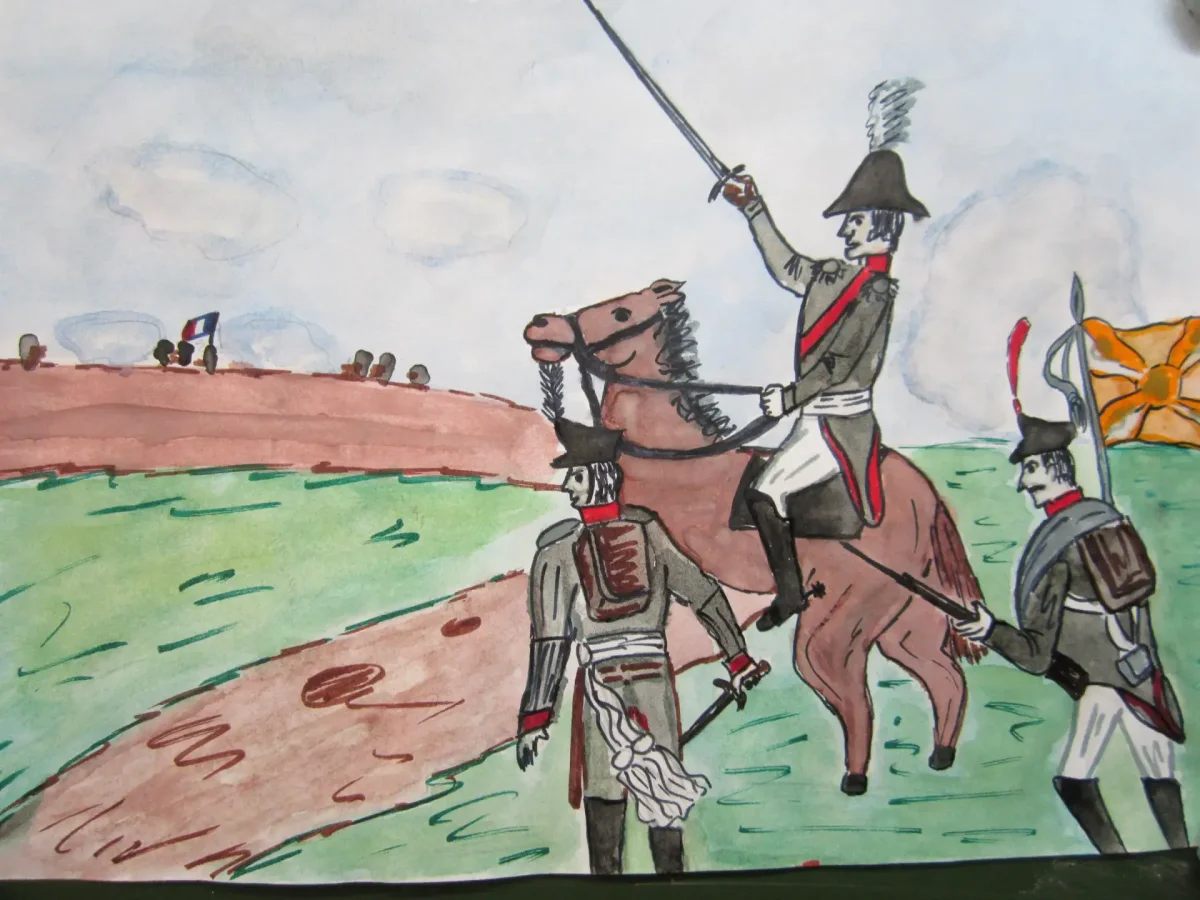 Иллюстрация к Бородино Лермонтова 5