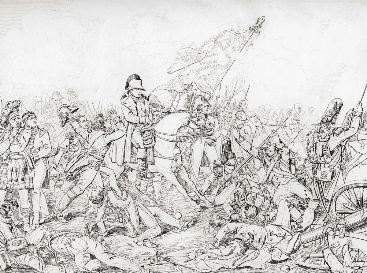 Наполеон раскраска