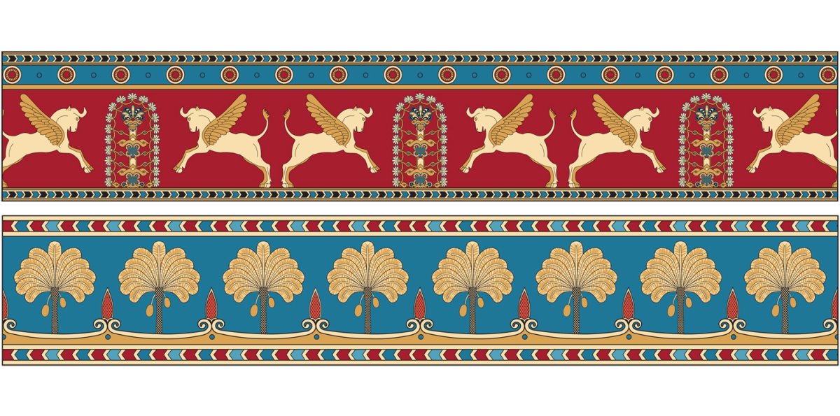 Ассирия орнамент