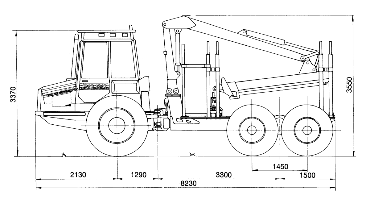Раскраска КАМАЗ лесовоз